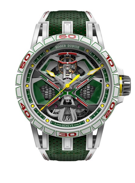 Roger Dubuis Excalibur Spider Huracán White MCF 45mm