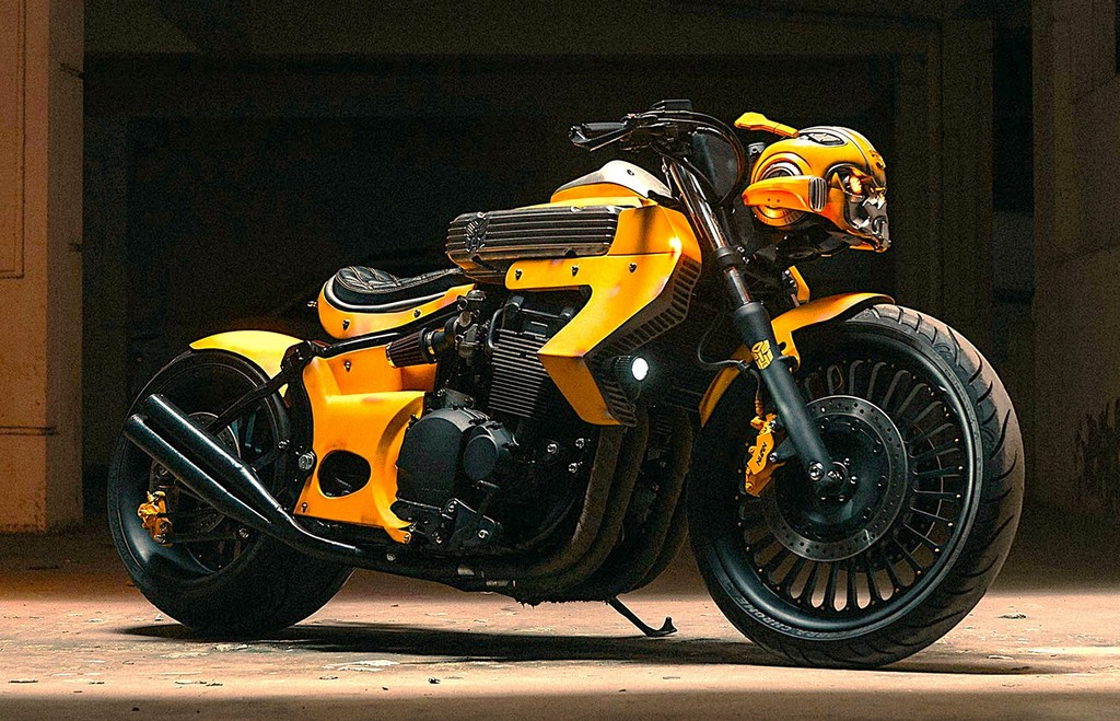 RH Customs Bumblebee Motorcycle