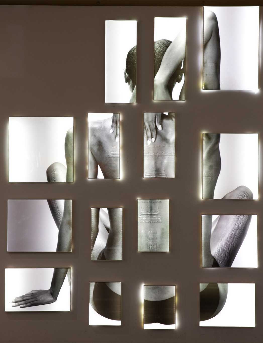 Photographs Displayed in Light Boxes, by VAE