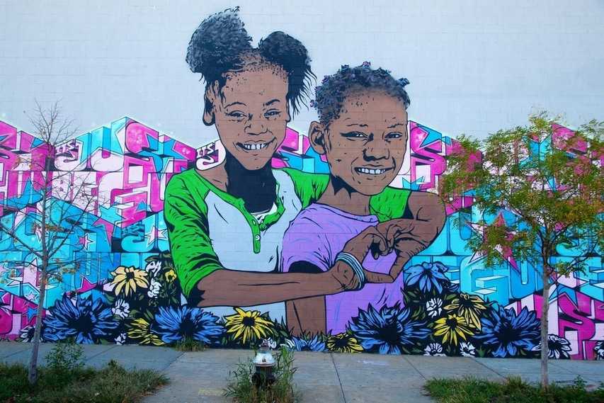 Mural in Bushwick, Brooklyn, created by members of the Bushwick Collective. Photo: Shutterstock