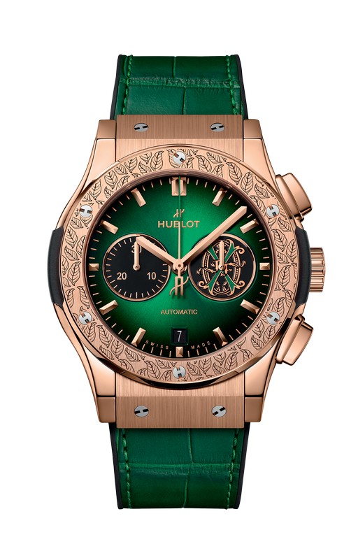 Hublot Classic Fusion Chronograph Arturo Fuente King Gold