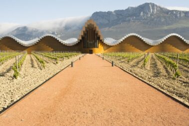 The winery: Bodegas Ysios, Rioja Alavesa, Spain Photo: Depositphotos
