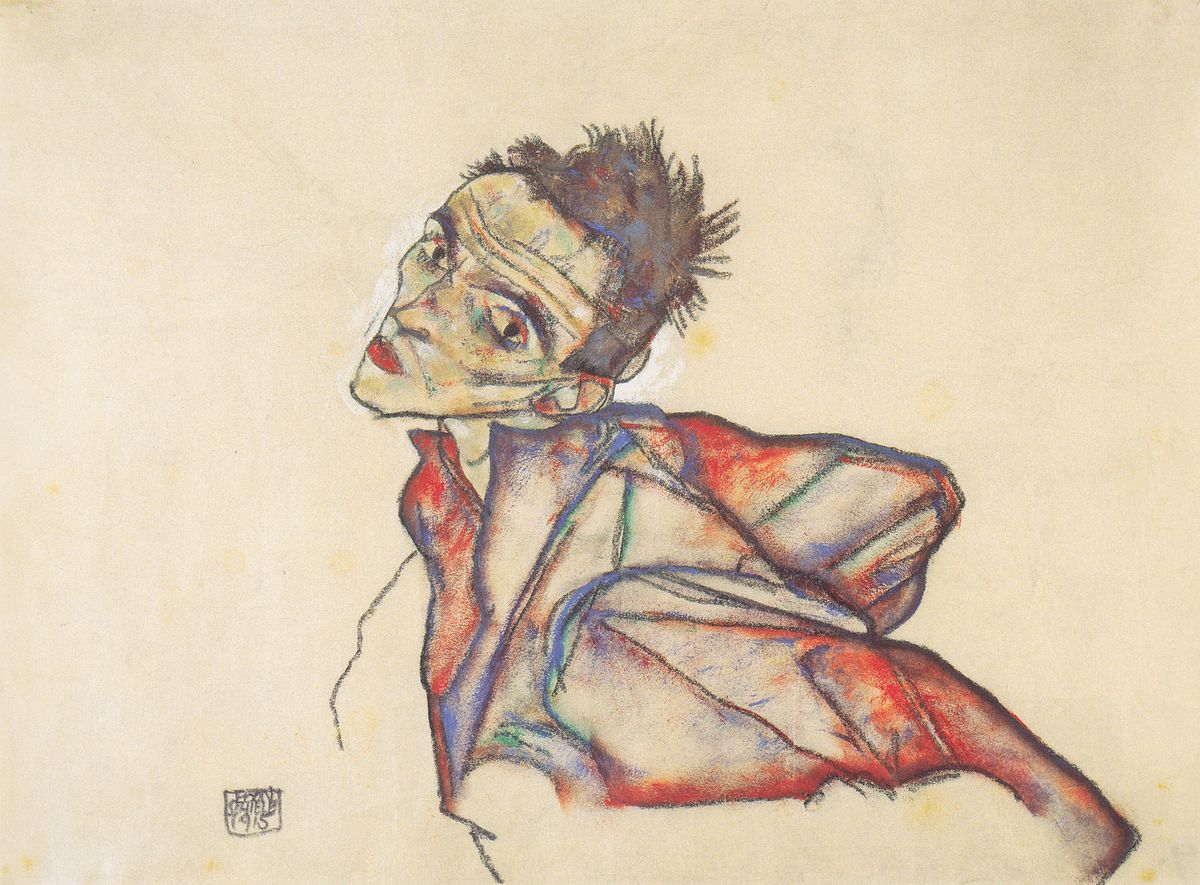 Egon Schiele, Self-Portrait (1915).Photo: Wikimedia Commons