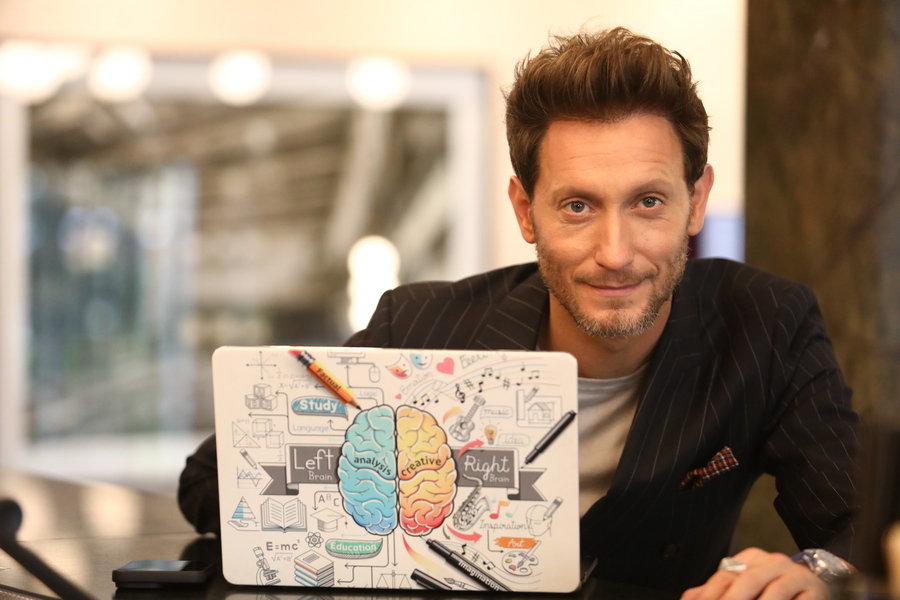 "I realized that there is a lot in common between the sensory arts and the business world." "Photo: Yael Tzur"