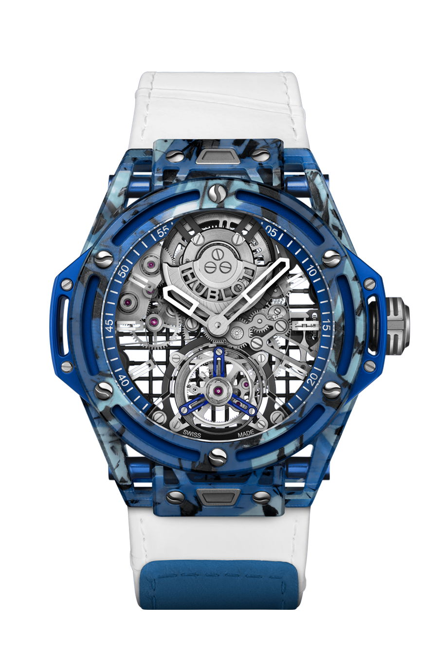Hublot Big Bang Tourbillon Novak Djokovic GOAT Edition Blue