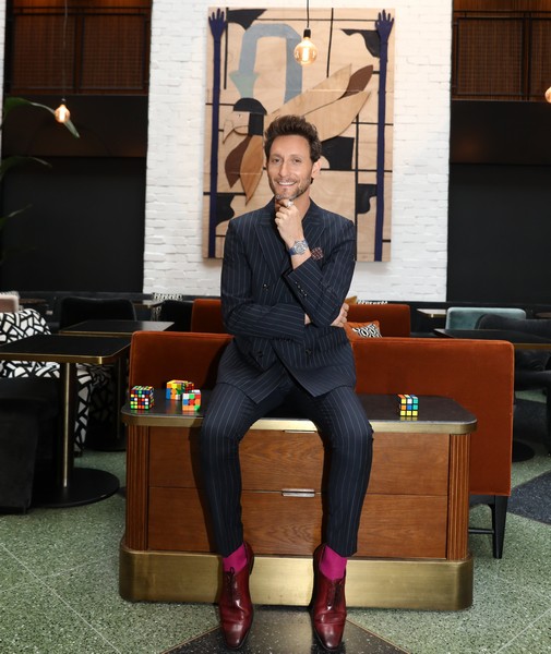 Lior Suchard. Photo by: Yael Tzur. Photographed at the Backstage Hotel Tel Aviv, part of the Atlas Hotels chain.